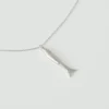 Alba Silver Fish Pendant Necklace