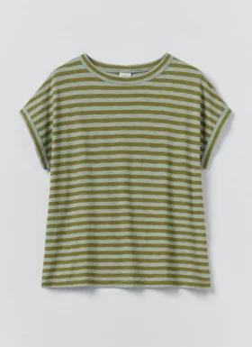 Alda Stripe Cotton Easy Tee