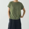 Alda Stripe Cotton Easy Tee