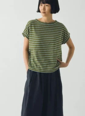 Alda Stripe Cotton Easy Tee