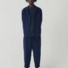 Alfie Garment Dyed Herringbone Pants