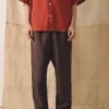 Alfie Garment Dyed Linen Pants