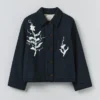 Applique Pea Shoot Jacket