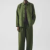 Arlo Overdyed Stripe Cotton Linen Jacket
