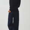 Aster High Neck Wool Lyocell Tee