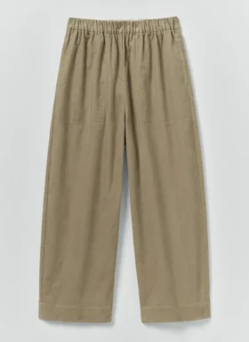 Barrel Leg Organic Cord Pants