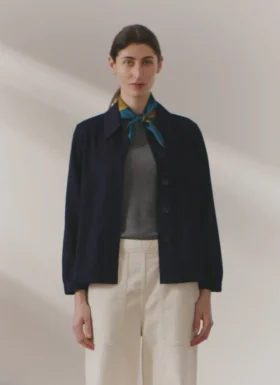 Baya Indigo Cotton Twill Shirt