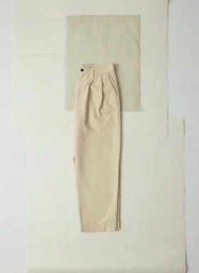 Bill Cotton Canvas Wide Leg Pants