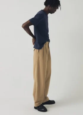 Bill Cotton Canvas Wide Leg Pants