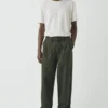 Bill Cotton Canvas Wide Leg Pants