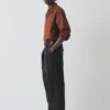 Bill Cotton Canvas Wide Leg Pants