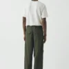 Bill Cotton Canvas Wide Leg Pants