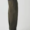 Bill Cotton Canvas Wide Leg Pants
