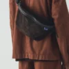 Bleu De Chauffe Large Suede Cross Body Bag