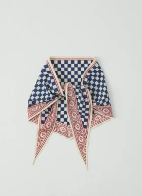 Block Print Cook Check Bandana