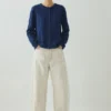 Button Through Cotton Jersey Tee