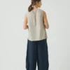 Carys Micro Houndstooth Wide Leg Pants