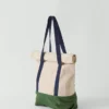 Cotton Canvas Roll Top Bag