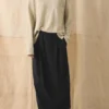 Cotton Jersey Pull On Skirt