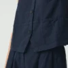 Cotton Linen Canvas Waistcoat Top
