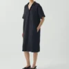 Cotton Linen Smock Dress