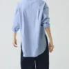 Cotton Oxford Oversized Long Shirt