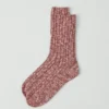 Cotton Slub Rib Socks