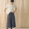 Crinkle Cotton Skirt