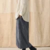 Crinkle Cotton Skirt