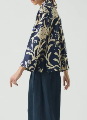 Crockery Print Boxy Shirt