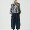 Crockery Print Boxy Shirt