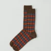 Diamond Jacquard Wool Socks