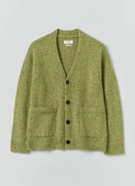 Donegal Wool V-Neck Cardigan