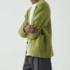 Donegal Wool V-Neck Cardigan