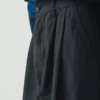 Double Pleat Cotton Poplin Shorts