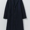 Dropped Shoulder Japanese Denim Coat