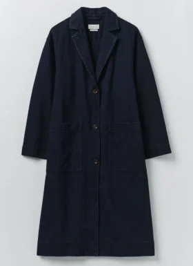Dropped Shoulder Japanese Denim Coat
