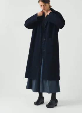 Dropped Shoulder Japanese Denim Coat