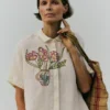 Embroidered Al Fresco Linen Shirt