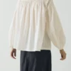Embroidered Cotton Voile Shirt
