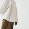 Embroidered Cross Stitch Cotton Shirt