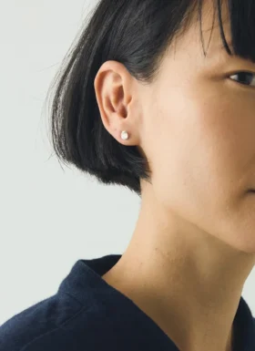 Emily Nixon Eolith Silver Earrings