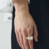 Emily Nixon Quoit Silver Ring