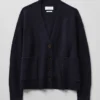 Ffion Wool Cashmere Boxy Cardigan