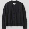 Ffion Wool Cashmere Boxy Cardigan