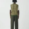 Fine Stripe Wool Cotton Tank