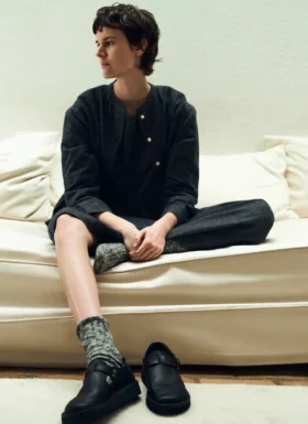 Fracap Leather Buckle Shoes