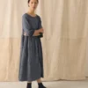 Freya Crinkle Cotton Dress