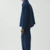 Garment Dyed Cotton Canvas Stand Collar Jacket