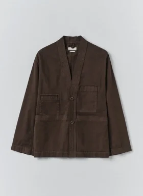 Garment Dyed Cotton Twill Jacket